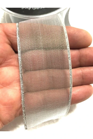 Sermet Süs Dünyası Gümüş Takı Kurdelası (2 Mt'lik) Gümüş Dekor Hediyelik Kurdelası - 4