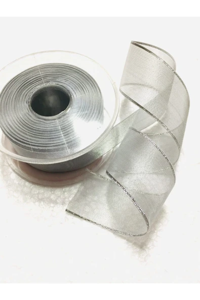 Sermet Süs Dünyası Gümüş Takı Kurdelası (2 Mt'lik) Gümüş Dekor Hediyelik Kurdelası - 3