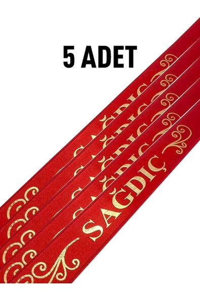 imzatasarım Kırmızı Sağdıç Kurdelesi Sağdıç Kolluk Kol Kurdele Kına Gecesi Düğün Malzemeleri