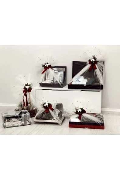 ENJOYPEPERON Kristal Tül, Bohça Ve Tepsi Süsleme Tülü, Tülü_beyaz 5 M. 1 (BİR) Metre Eninde - 4