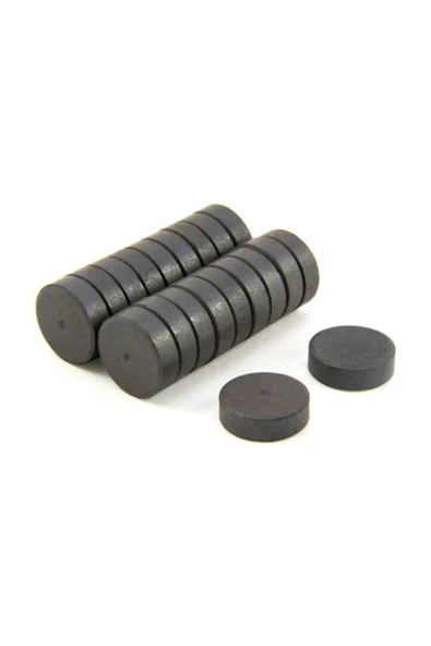 Sermet Süs Dünyası 50 Adet Mıknatıs 14x3 Mm Yuvarlak Extra Güçlü Mıknatıs-magnet - 3