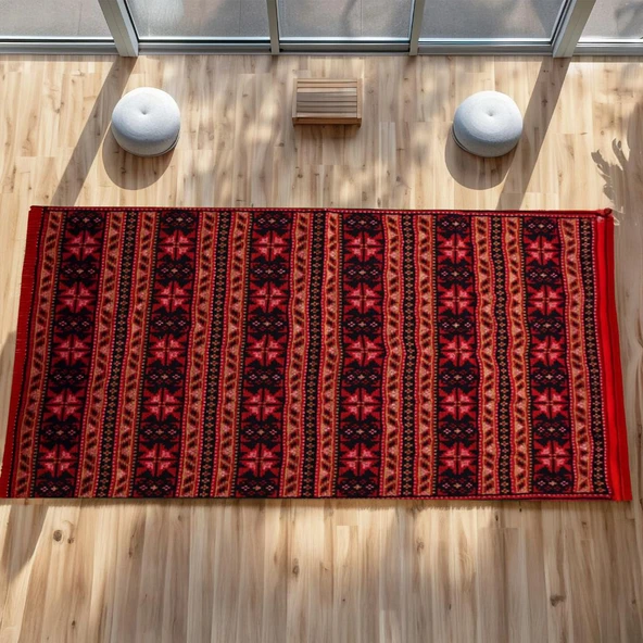 Bigghome Kilim, Makinede Yıkanabilir, Modern Desenli, 120x180 cm, SA25BA - 4