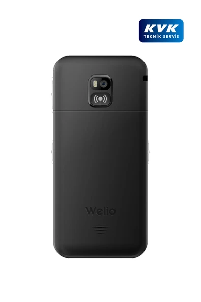 Welio WKEY T200 Tuşlu Cep Telefonu Kameralı Asker Telefonu Yaşlı Cep Telefonu (KVK GARANTİLİ) - 3