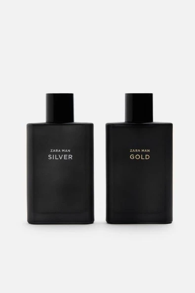 MAN SILVER EDT 100ML + ZARA MAN GOLD EDT 90 ML ERKEK PARFÜMÜ