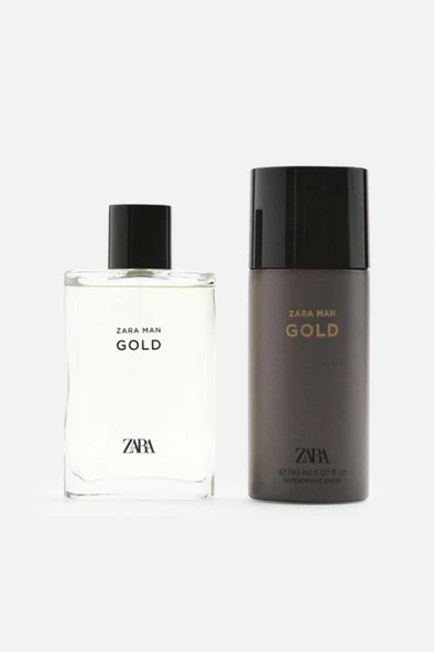 Man Gold Edt 90 ml (3.04 FL OZ) Deodorant Spray Edc 150 ml (5.07 FL OZ)