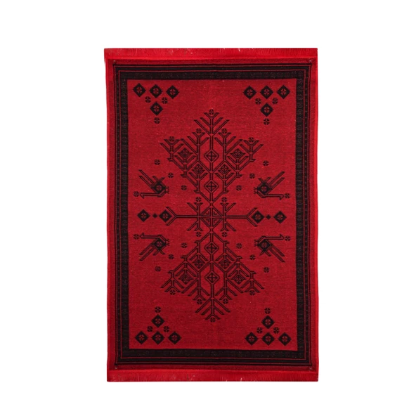 Bigghome Kilim, Makinede Yıkanabilir, Modern Desenli, 80x150 cm, SA25CY