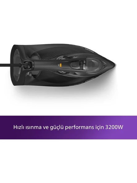 Philips Azur DST7511/80 7500 Serisi Siyah 3200 W Buharlı Ütü - 3