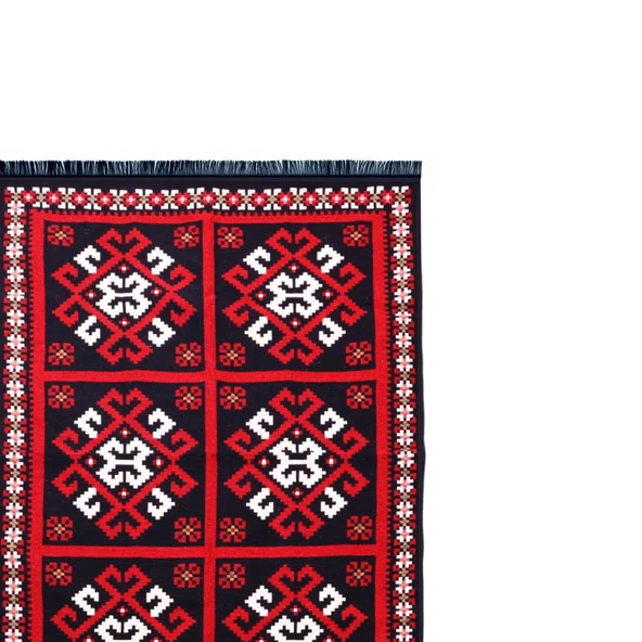 Bigghome Kilim, Makinede Yıkanabilir, Modern Desenli, 80x150 cm, SA25MK - 3