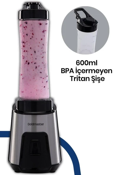 GOLDMASTER MİXUP GM-7259 KİŞİSEL BLENDER INOX - 11