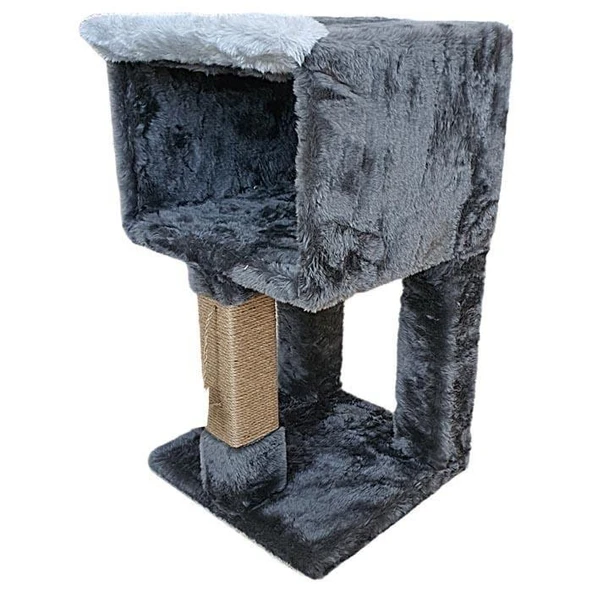 Botar Single Kedi Evi 40-40-70cm Antrasit