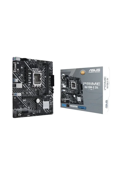 Asus Prime H610M-E D4-CSM Intel H610 3200 MHz DDR4 Soket 1700 mATX Anakart