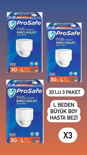 Prosafe Emici Külot L-Large Beden 90 Adet
