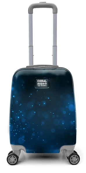 Coral High Lacivert Desenli Erkek Çocuk Mini Kabin Boy Valiz/Bavul - 3