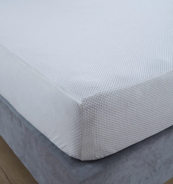 %100 Sıvı Geçirmez Full Kenar Yatak Koruyucu Alez Tek Kişilik - 4