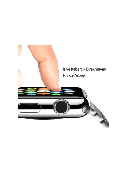 Apple Watch 4 5 40 mm 3D Tam Kaplayan Cam Ekran Koruyucu Filmi