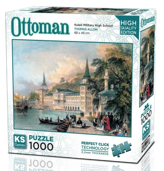 Ks Games 1000 Parça Kuleli Askeri Lisesi Puzzle