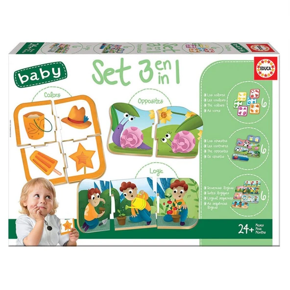 Educa Bebekler İçin Eğitici Yapboz Serisi ürün görseli