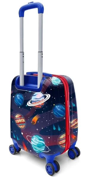 Coral High Lacivert Kırmızı Erkek Çocuk Seyahat Valizi - 5