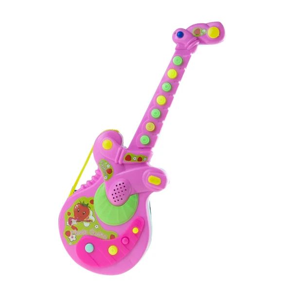 Oyuncak Gitar Mini gitar Işıklı sesli 35 Cm