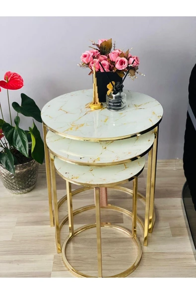 AVRUPA DUŞ Premınıum 4 Mm Gold C Zıgon Sehpa ürün görseli