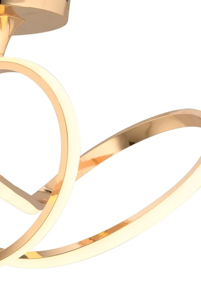 Capella Aydınlatma Kumandalı 3 Renk Işık Özellikli Modern Kaplama Sarkıt Led Avize Salon Avize - 7