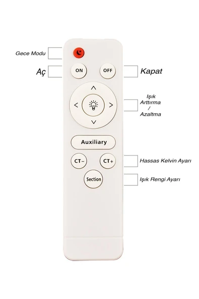 Capella Aydınlatma Felix Kumandalı 3 Renk Işık Özellikli Modern Krom Kaplama Sarkıt Led Avize Salon Avize - 3