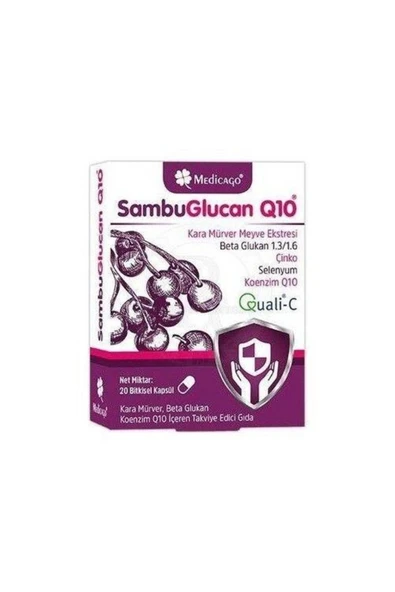 MedicaGo Sambuglucan Q10 20 Kapsül