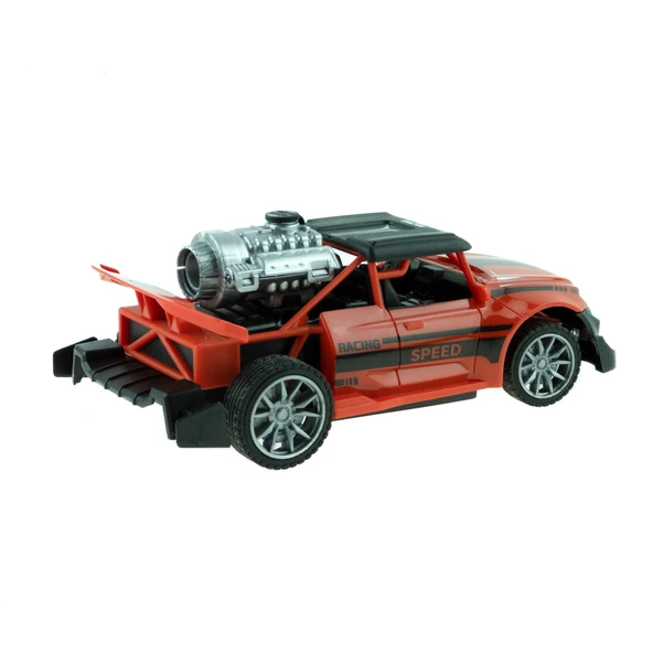 1:18 Sc Uzaktan Kumandalı Spray Araba Duman Çıkaran Kırmızı Şarjlı - 3