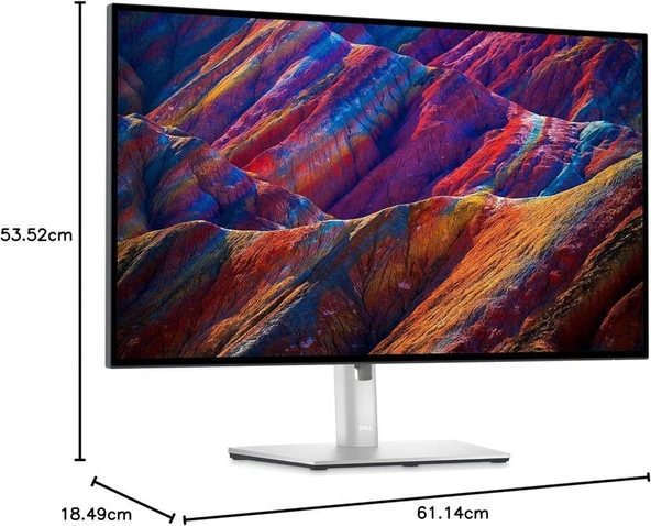 Dell Ultrasharp U2723QE 27" 8 ms 4K Pivot IPS 60 Hz Monitör Outlet - 6