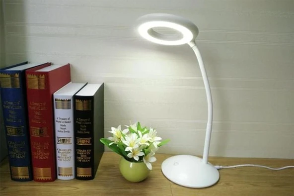 Wenko LED Masa Lambası 8x Büyüteç, Beyaz, 24 LED'li Lamba - 3