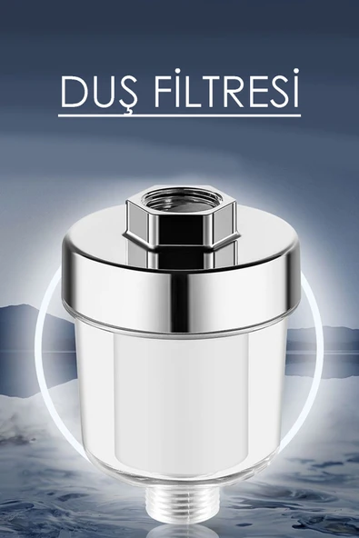 KUSTAR Su Arıtma Filtresi – Duş ve Banyo İçin Kireç ve Partikülleri Arındıran Pamuklu Filtre - 2