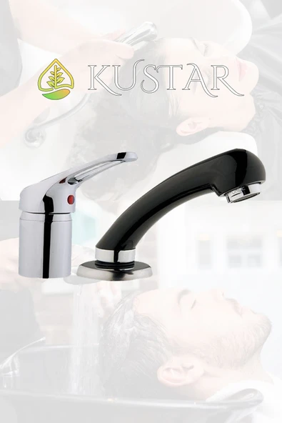 KUSTAR Güzellik Salonu Kuaför Salonu Bataryası Havzalı Küvette Saç Yıkama Ankastre Lavabo Berber Bataryası