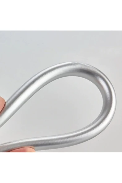 KUSTAR Aç-kapa Krom 3 Fonksiyonlu Duş Başlığı Ve Gümüş Pvc Banyo Duş Hortumu 1,5 Metre - 3