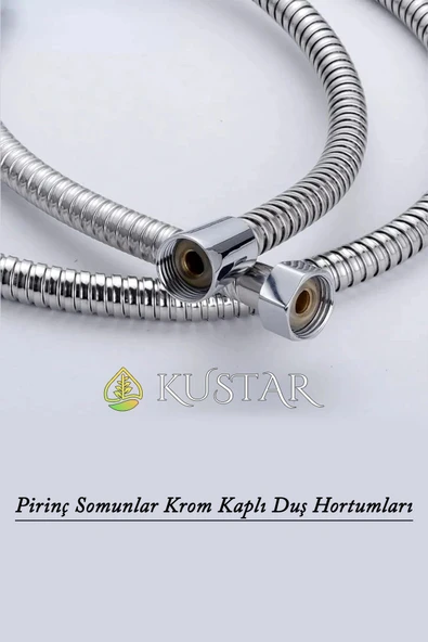 KUSTAR Pekin Krom Fonksiyonlu Robot Duş Seti Yağmurlama Tepeleme Duş Sistemleri 5 Yıl Garanti %100 Pirinç - 2