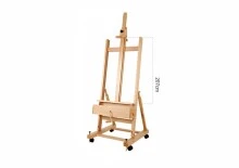 Art Tuval Atölye Tipi Kollu Profesyonel Şövale W15 - 6