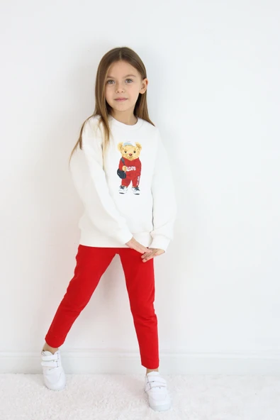 Düz Paça Tayt Takım - 3