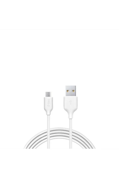 Ttec 2DK7530B Micro USB Beyaz Sarj Kablosu 120 cm  gücünde hızlı şarj özellikli