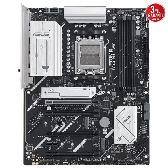 Asus Prime B840-Plus Wifi AM5 Ryzen D5 Type-C - Resim 3