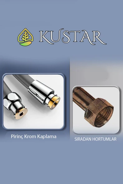 KUSTAR Nano Silikon Patlamaz Yırtılmaz Ezilmez Duş Hortumu 150 cm Beyaz Banyo Duş Hortumu - 8