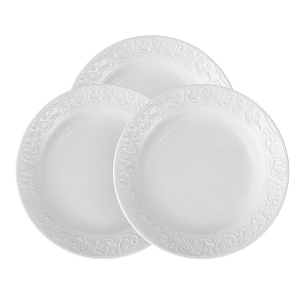 GÜRAL PORSELEN Bahardalı 6 Adet 19 Cm Çukur Tabak - Resim 2