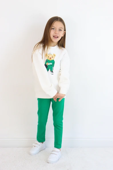 Düz Paça Tayt Takım - 12