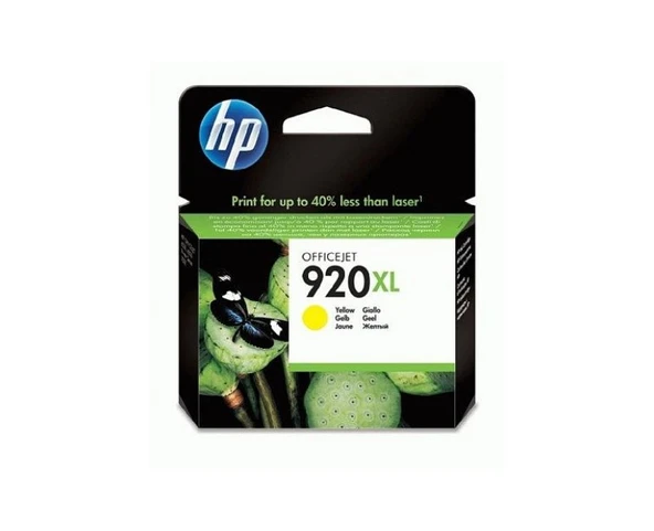 HP CD974AE Sari Mürekkep Kartus 920XL
