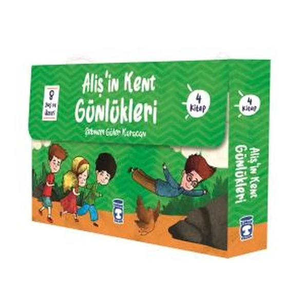 Alişin Kent Günlükleri - Set (4 Kitap) ŞEBNEM GÜLER KARACAN