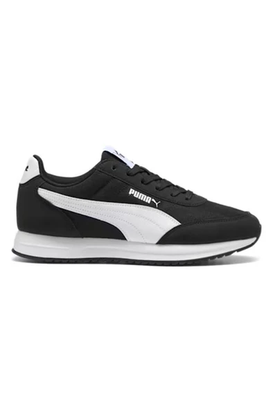 Puma R78 Lightwind 400267 01 Erkek Yürüyüş ve Koşu Ayakkabısı Siyah Beyaz 40-45