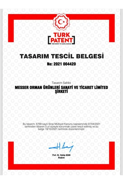 messer MİNİMALİST LAMBADER SAFİR MEŞE - Resim 3