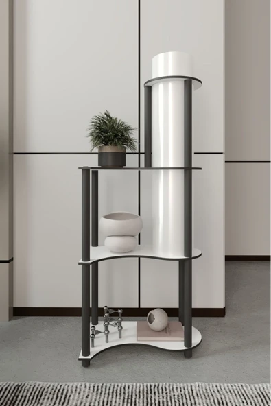 messer YENİ ESTİLO DOR LAMBADER BEYAZ - Resim 2