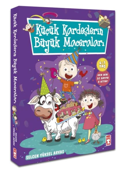 Küçük Kardeşlerin Büyük Maceraları Set (5 Kitap) SELCEN YÜKSEL ARVAS