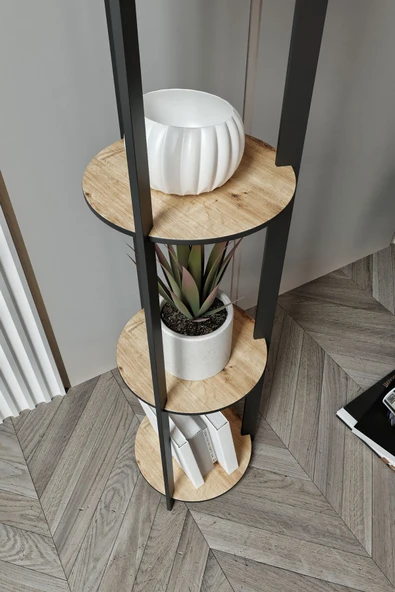 messer RADIANTE YUVARLAK RAFLI LAMBADER SAFİR MEŞE - 3