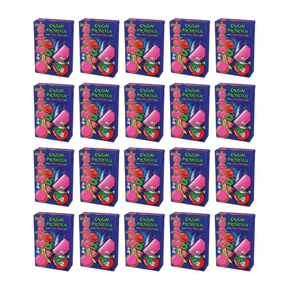 Big Babol Çılgın Meyveler Mega Draje Sakız 36 gr x 20 Adet