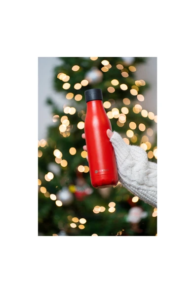 Les Artistes Paris Isı Yalıtımlı Çelik Termos 500ml Rouge  Kırmızı 500 ML - Resim 7